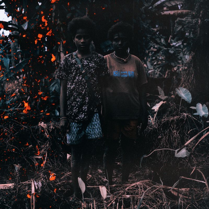 © Ioanna Sakellaraki - Village alongside Jaba river, Bougainville Island, Autonomous Region of Papua New Guinea