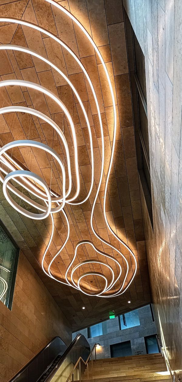 © Jürgen Joherl - The beautifully lightened main entrance to the huge "Atrium", the hall & doorway @The Valley, Amsterdam