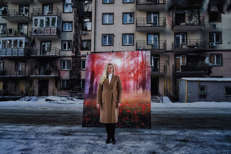 © Alena Grom - Alena. Ukraine. Irpin. Winter 2023.