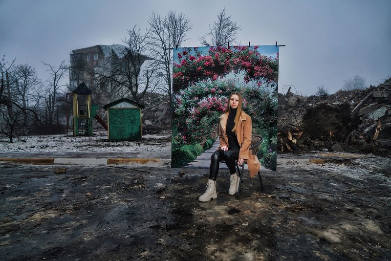 © Alena Grom - Irina. Ukraine. Irpin. December 2022.