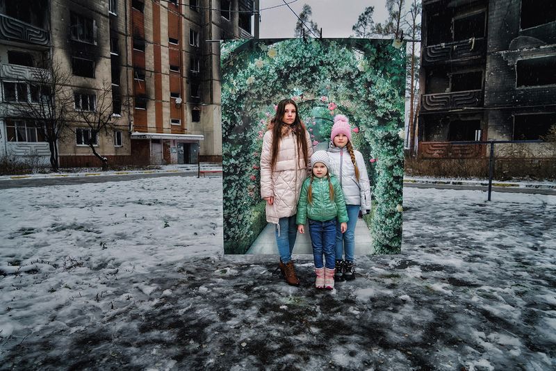 © Alena Grom - Svetlana. Ukraine. Irpin. December 2022.