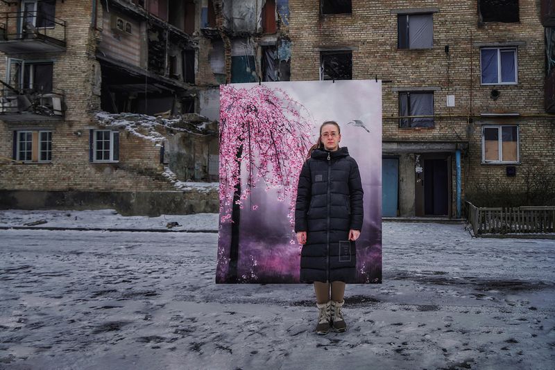 © Alena Grom - Tatiana. Ukraine. Mostyshche. January 2023.