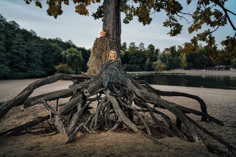 © Alena Grom - Image from the Mavki. Camouflage photography project