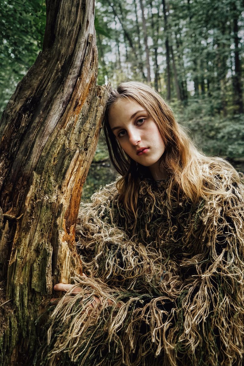 © Alena Grom - Image from the Mavki. Camouflage photography project
