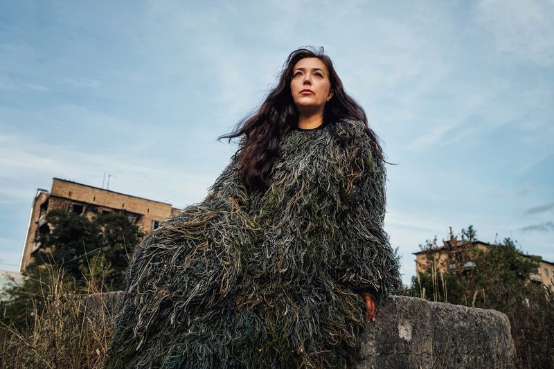 © Alena Grom - Image from the Mavki. Camouflage photography project