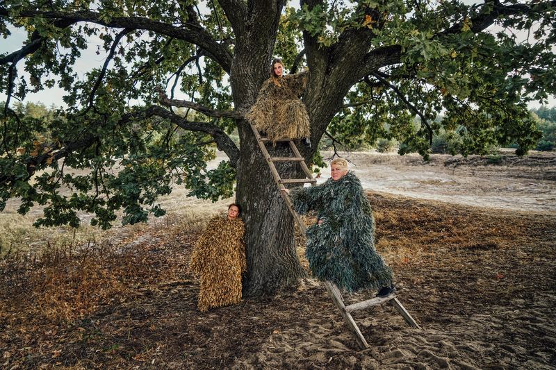 © Alena Grom - Image from the Mavki. Camouflage photography project