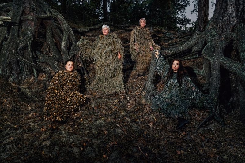 © Alena Grom - Image from the Mavki. Camouflage photography project