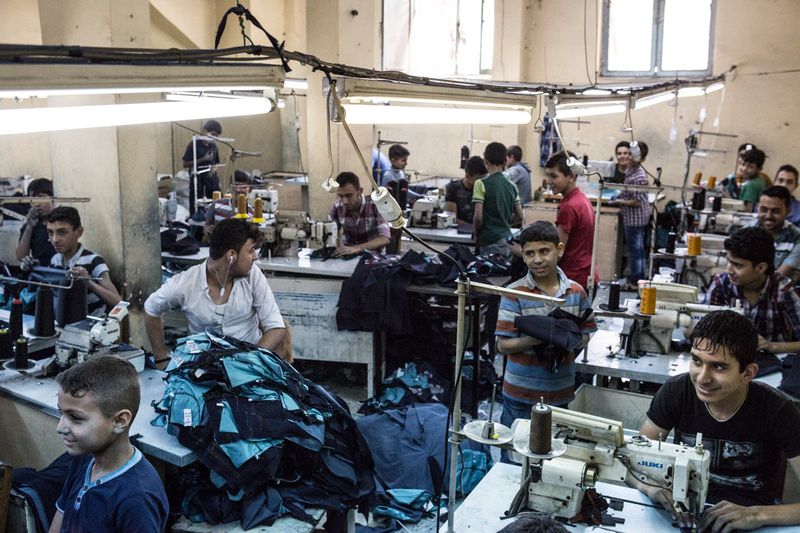 © valeriomuscella - A workshop for the production of jeans in Gaziantep. May 2016.