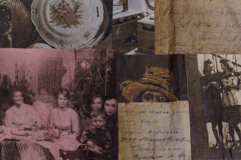 © Katerina Kouzmitcheva - Patchwork quilt made from photos of private archives