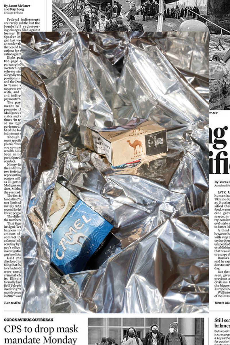 © Katerina Kouzmitcheva - ARABIC:لا ناقة لي فيها ولاجمل Literal translation: Have neither a male nor a female camel in caravan