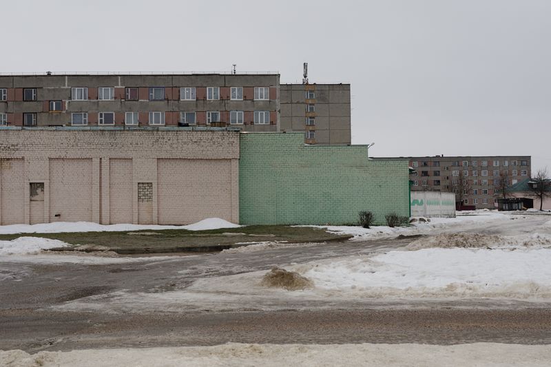 © Katerina Kouzmitcheva - Smorgon, Belarus 2022. Vostochny district of Smorgon town is a dormitory area, grey and dull.