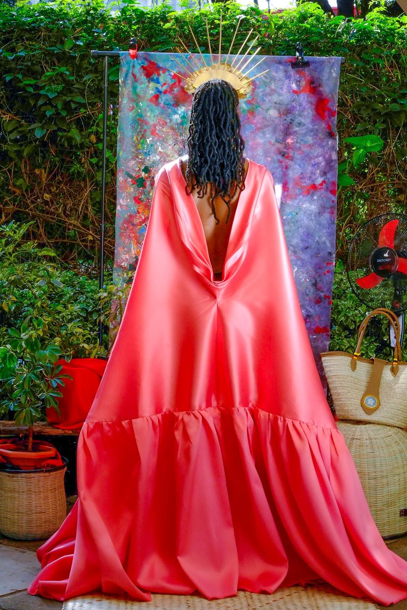 © BARBARA MINISHI - Photography & Set Design: Barbara MinishiFashion Styling & Model: Wambui ThimbaMake Up: Wacuka ThimbaDress: Muyishime