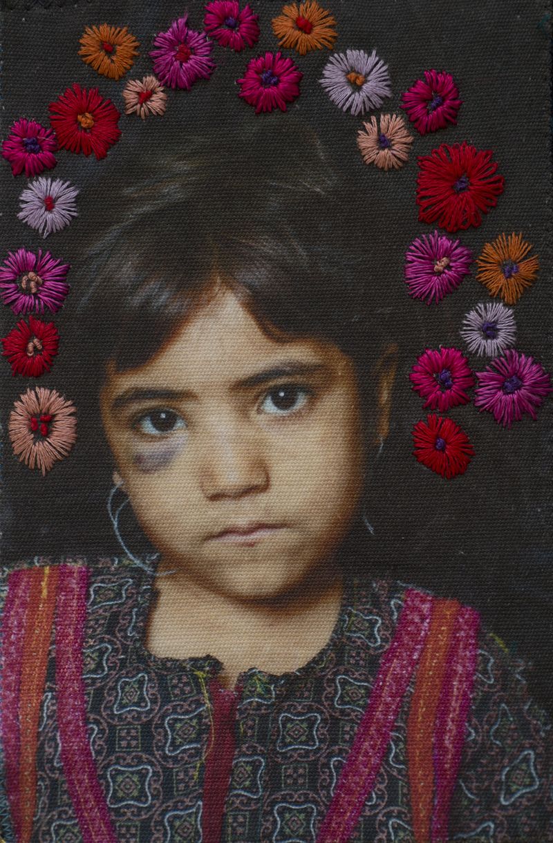 © Jennifer Matthews - Image from the A series of Patchwork Hangings Concerning Women and War photography project