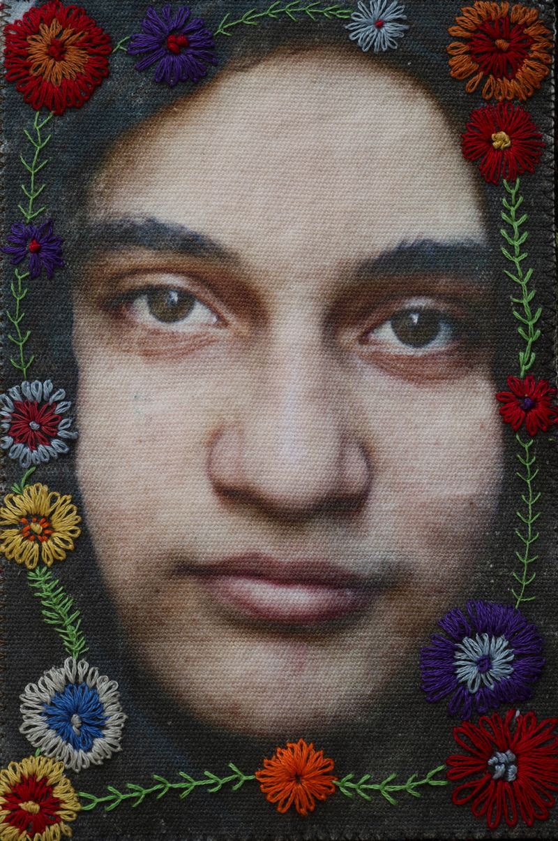 © Jennifer Matthews - Image from the A series of Patchwork Hangings Concerning Women and War photography project