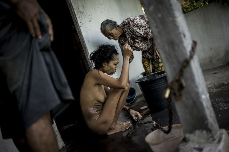 © Christian Werner - Image from the pasung - punished by the gods photography project