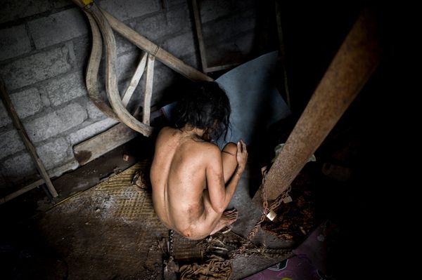 © Christian Werner - Image from the pasung - punished by the gods photography project