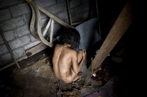 © Christian Werner - Image from the pasung - punished by the gods photography project