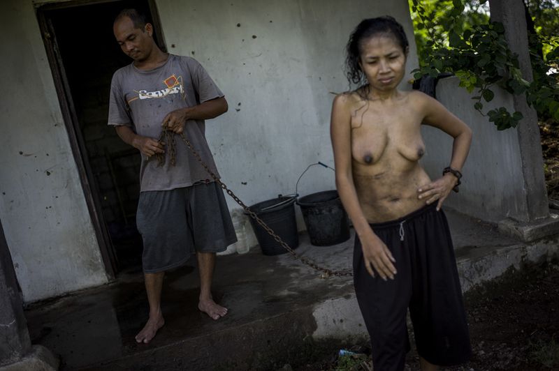 © Christian Werner - Image from the pasung - punished by the gods photography project