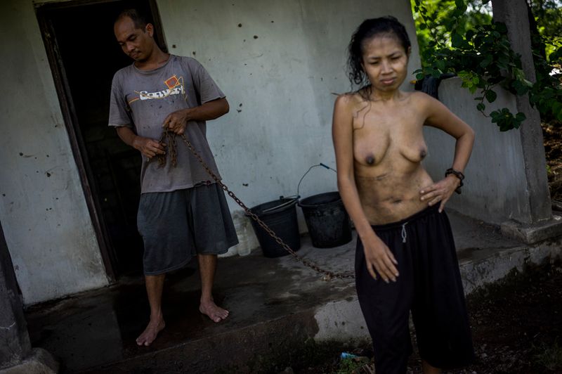 © Christian Werner - Image from the pasung - punished by the gods photography project