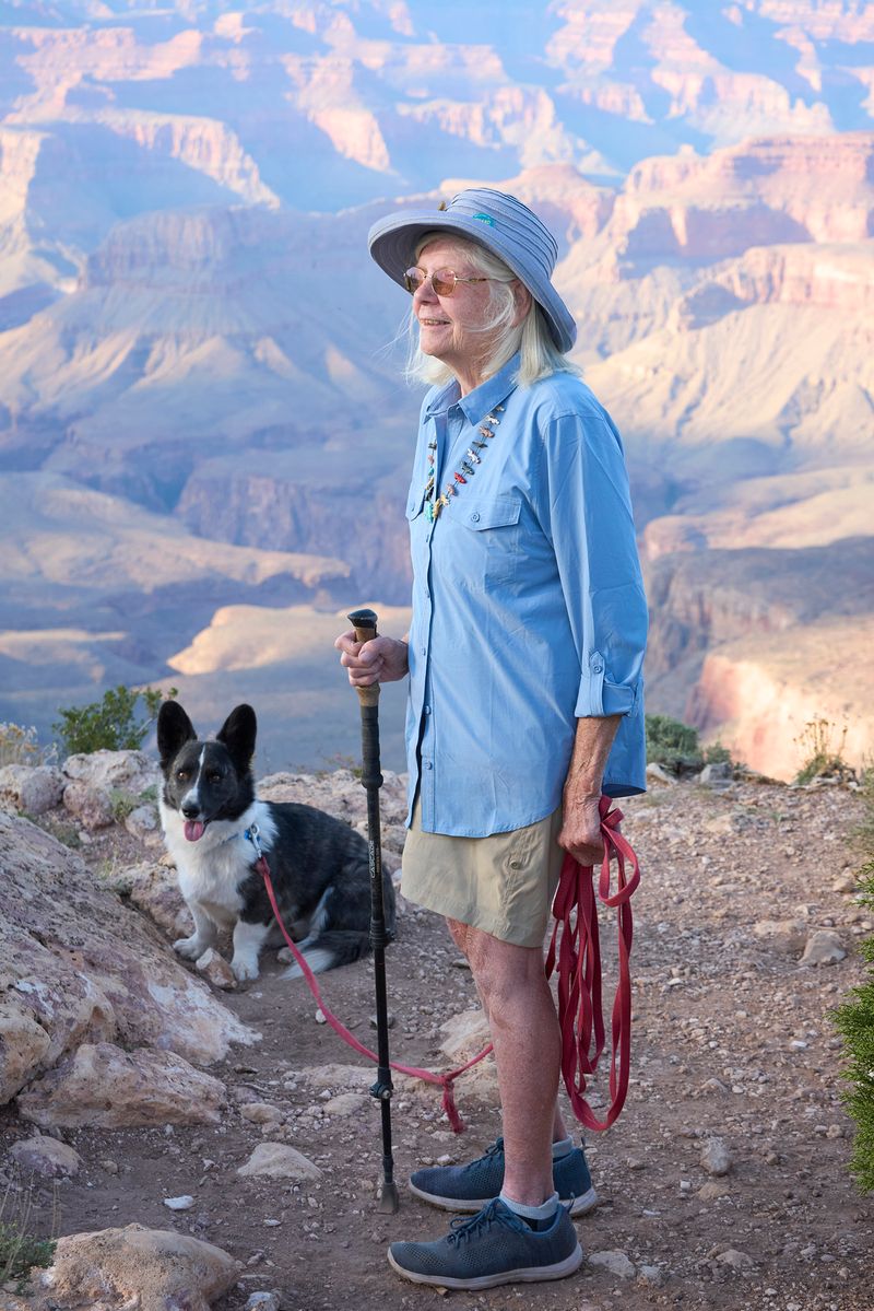 © Tanya Houghton - Patricia McCarien, the first woman to solo raft Colorado River through the Grand Canyon,1982