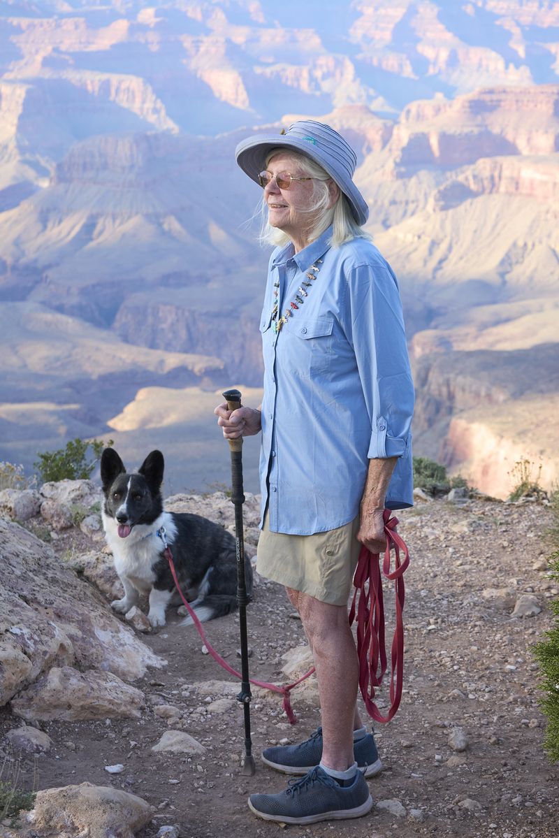 © Tanya Houghton - Patricia McCarien, the first woman to solo raft Colorado River through the Grand Canyon,1982