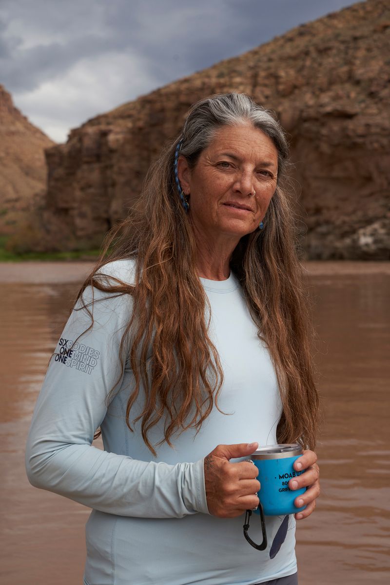 © Tanya Houghton - Karen, Adventure Therapist and boat runner for 25 years.