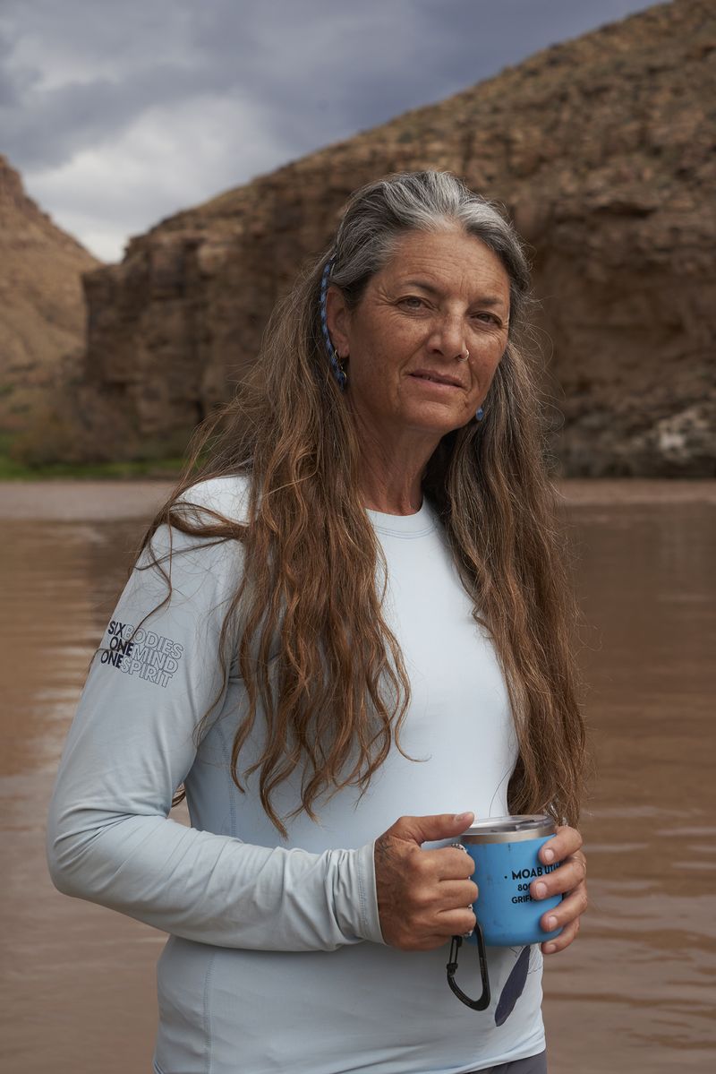 © Tanya Houghton - Karen, Adventure Therapist and boat runner for 25 years.