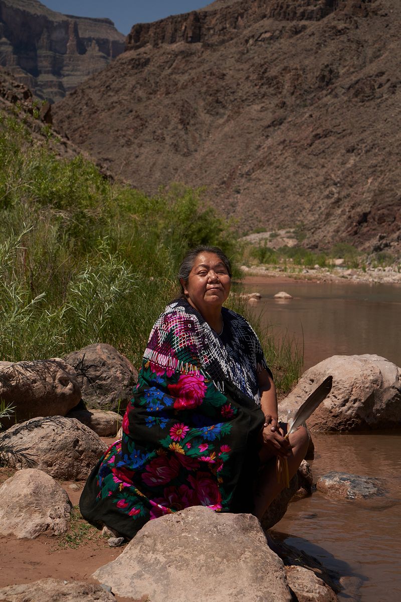 © Tanya Houghton - Roselyn Half Sister Tokspeta, Diamond Creek, Hualapai Indian Reservation.
