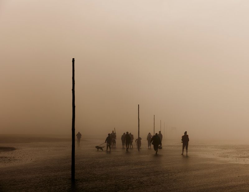 © David Vintiner - Pilgrims, Lindisfarne