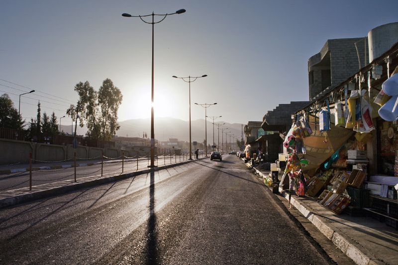 © Antonio Zambardino - Sunrise in Halabja, Empty street
