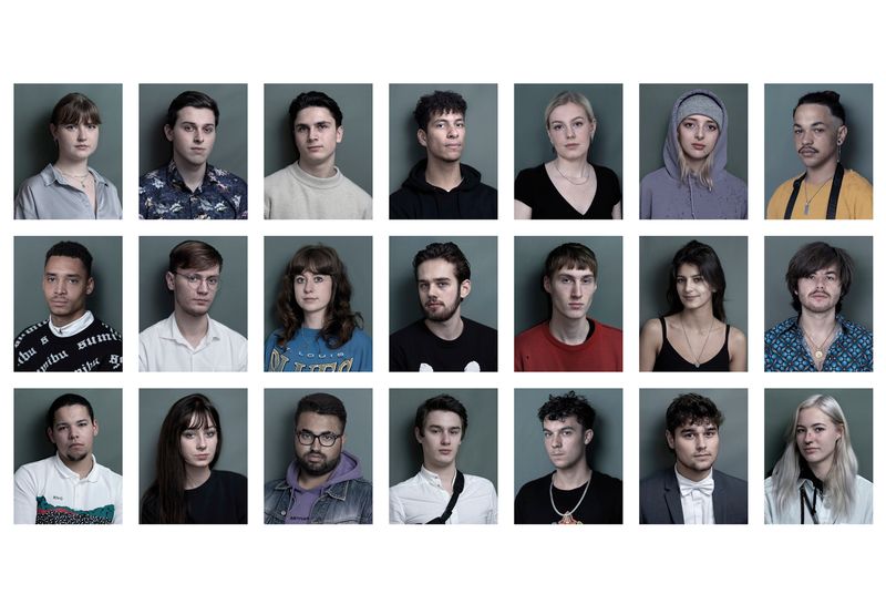 © Els Zweerink - Sammie and his friends are being photographed every half year. The portraits are put together as a 'schoolpicture'.