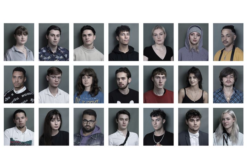 © Els Zweerink - Sammie and his friends are being photographed every half year. The portraits are put together as a 'schoolpicture'.