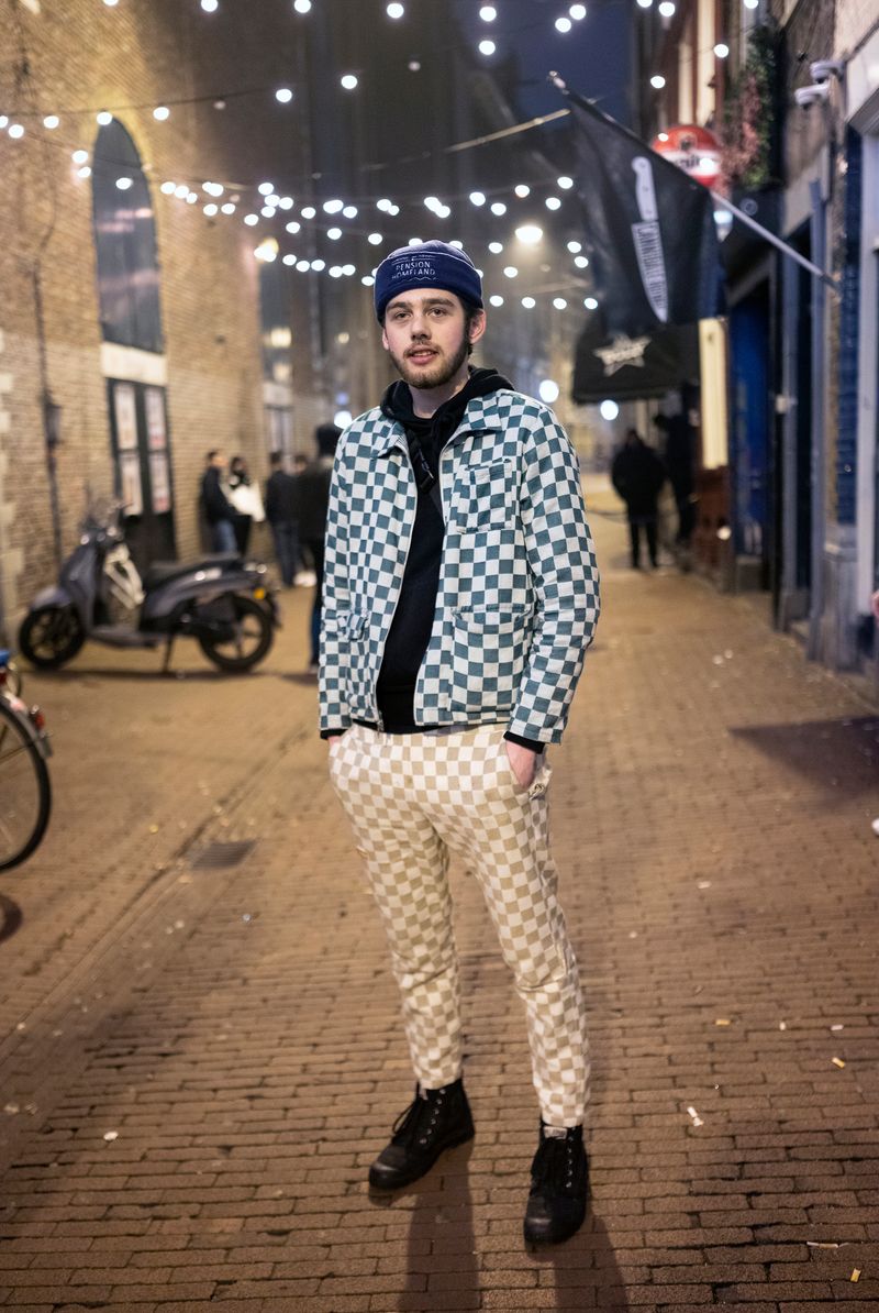 © Els Zweerink - Sammie in front of the club he used to go out.