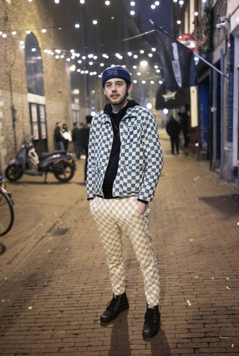 © Els Zweerink - Sammie in front of the club he used to go out.