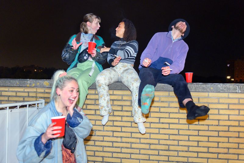 © Els Zweerink - Sammie at Pieters nineteenth birthday; having fun with his friends.