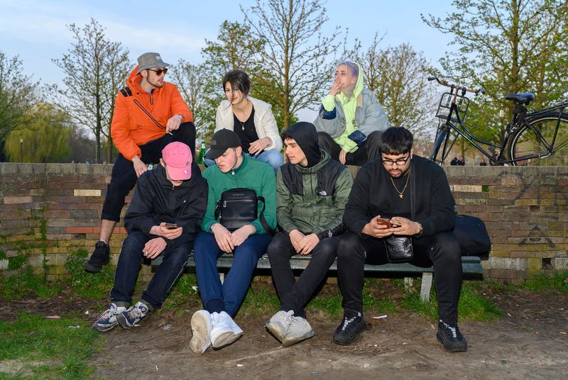 © Els Zweerink - Sammie and his friends in a park in Amsterdam.