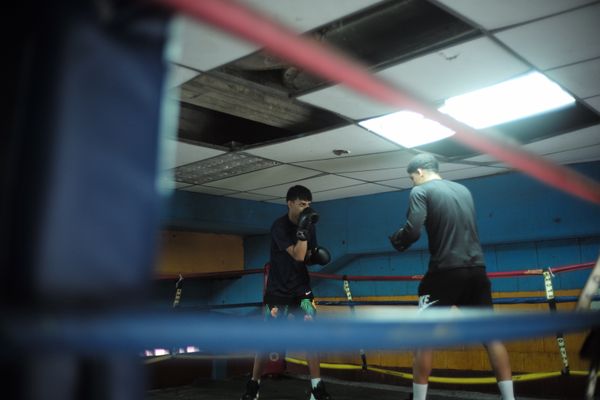 © jose Menendez - Image from the "Con el jab alante" (With the jab forward) photography project