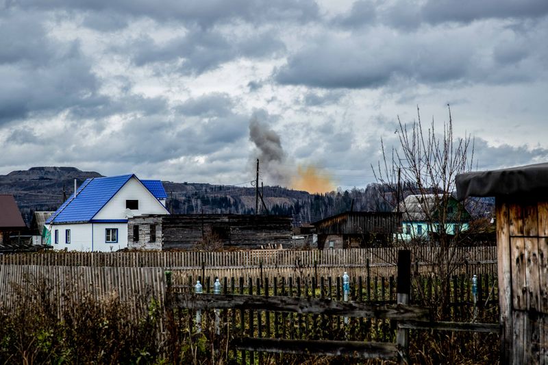 © Sally Low - Explosions near Chuvashka are a daily occurrence.