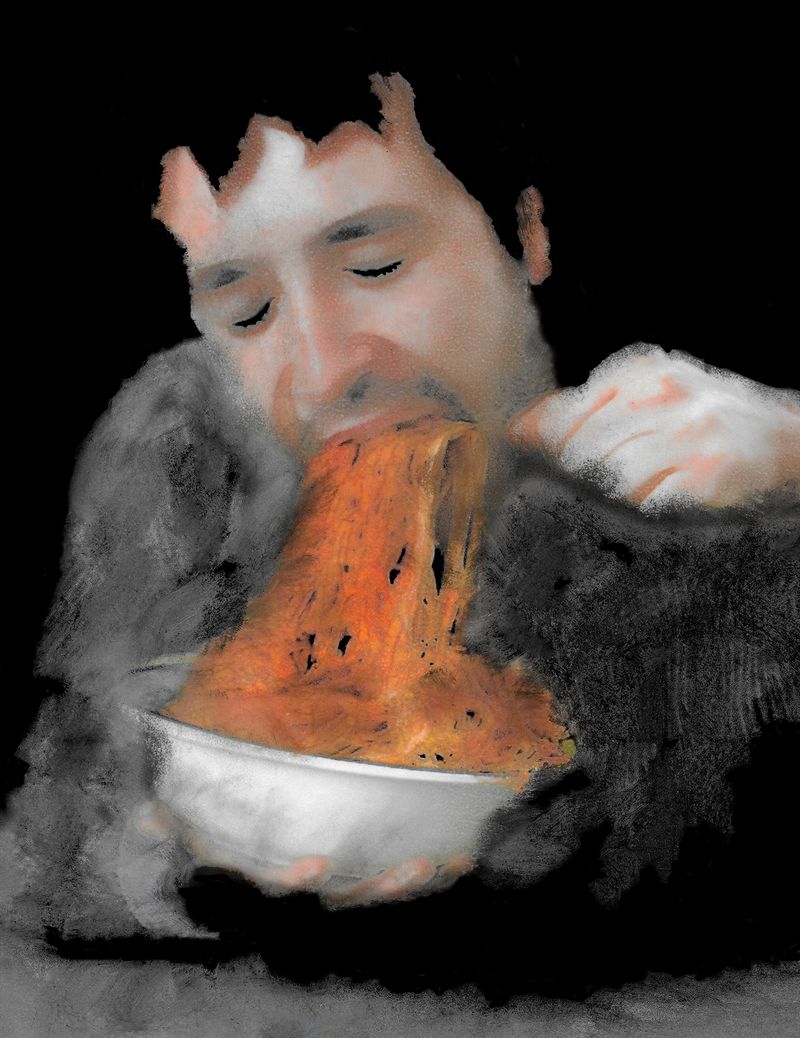 © Gregory Eddi Jones - Steven Devours His Spaghetti