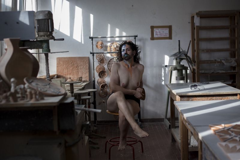 © Alice Pastorelli - The ceramic class room inside his high school, represents a place full of delicate memories.