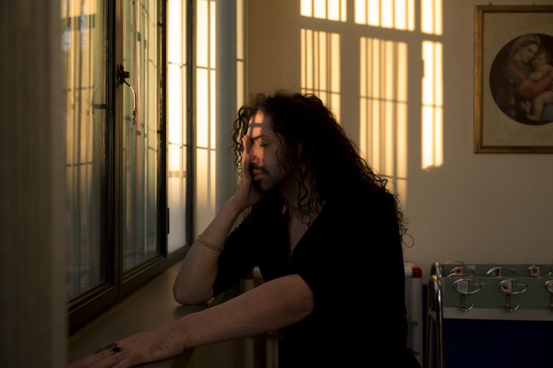 © Alice Pastorelli - Francesco inside his kindergarten. This place is full of sad and delicate memories.