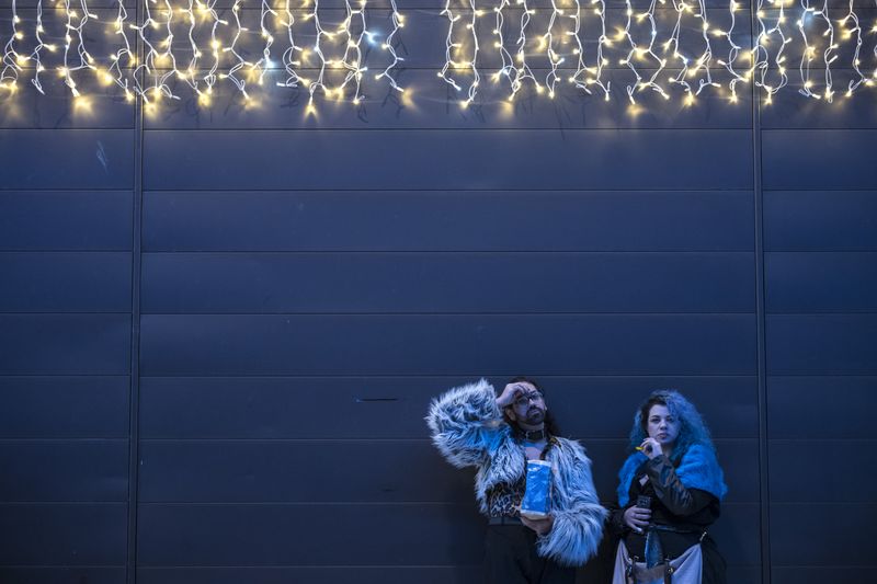 © Alice Pastorelli - Francesco and his sister during an evening out.