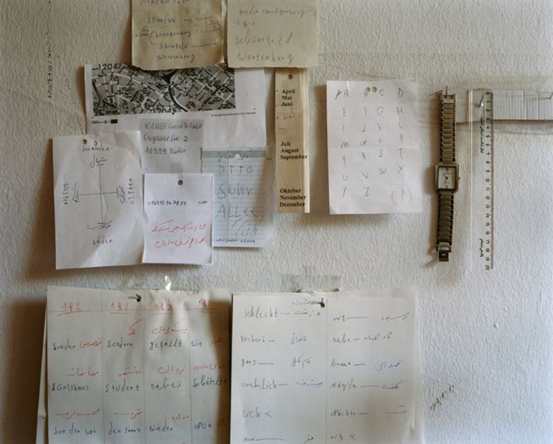 © Sibylle Fendt - View onto the wall of the flat, that belongs to an asylum seeker.