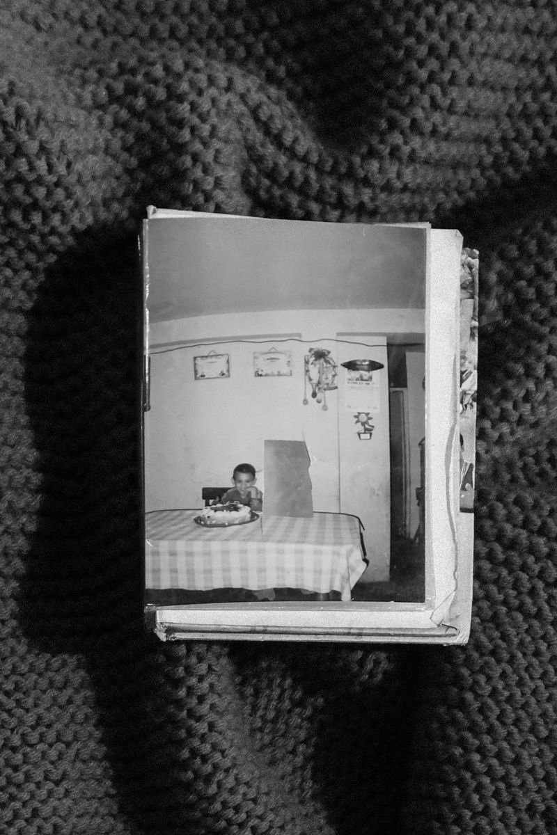 © Sergio Iván Meléndez Cava - An archival photograph altered by my parents — an attempt to cut out what happened and silence it.