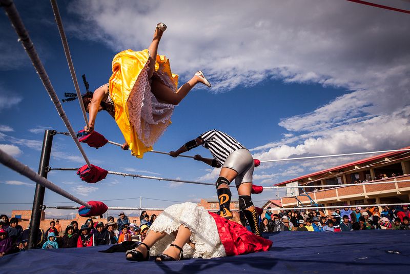 © Eduardo Leal - Image from the Cholita's Rise photography project