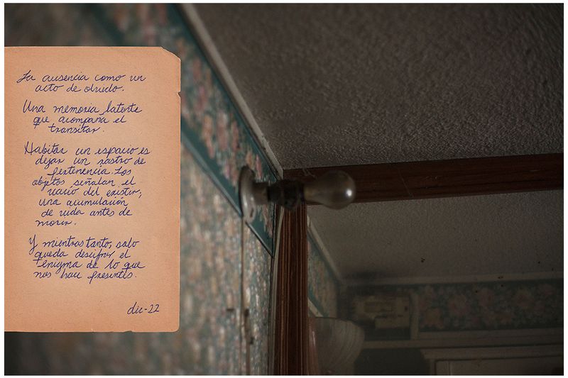 © Karla Guerrero - Image from the Diario de ausencias photography project