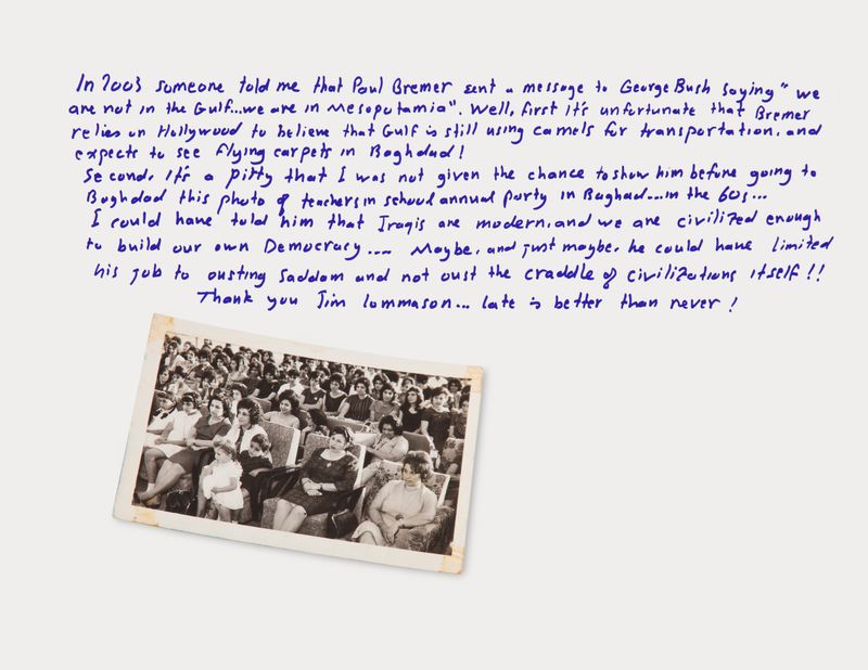 © Jim Lommasson - Image from the What We Carried: Fragments and Memories from Iraq and Syria photography project