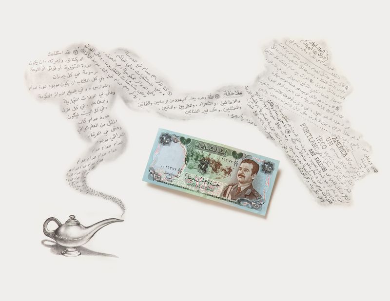 © Jim Lommasson - Image from the What We Carried: Fragments and Memories from Iraq and Syria photography project