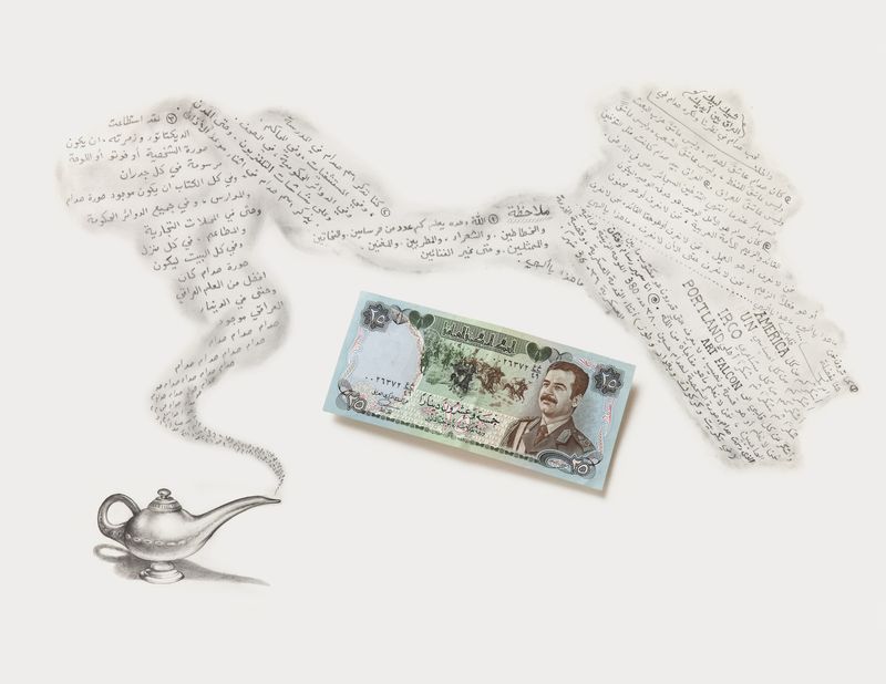 © Jim Lommasson - Image from the What We Carried: Fragments and Memories from Iraq and Syria photography project