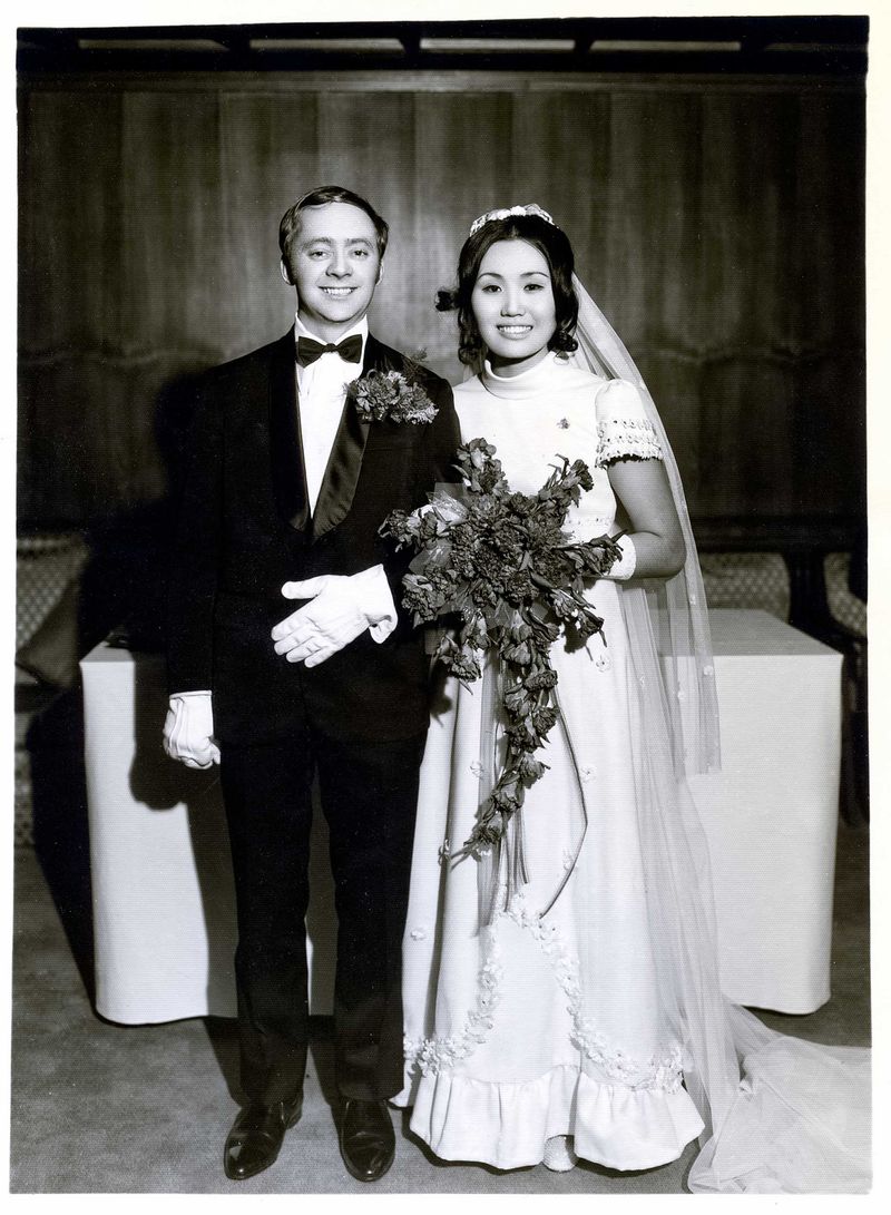 © Lee Grant - My parents on their wedding day, 1970.